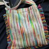 UAKISS  -  Sweet Y2k Aesthetic Rainbow Tassel Crossbody Bag Personality Vintage Grunge Handbags Casual Harajuku Women Shoulder Bags Trendy