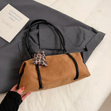 UAKISS  -  Small Faux Suede Underarm Bags for Women 2024 Winter Y2K New Luxury Crossbody Shoulder Bag Fashion Handbags and Purses