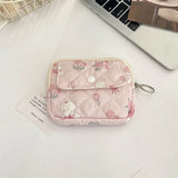 UAKISS  -  1 Piece Cute Cartoon Kpop Photocard Bag Sweet Floral Animal Student Coin Purse Portable ID Bank Business Card Wallet Storage Bag