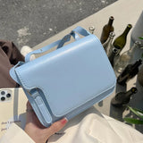 UAKISS  - Y2k Aesthetic Solid Sweet Casual Women's Handbags Trendy Fairy Simple All Match Shoulder Bags Elegant Office Lady Underarm Bag