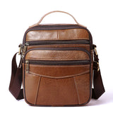 UAKISS  -  New Vintage MEN'S cow leather shoulder bag male crossbody casual bag for men