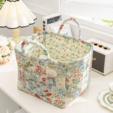 UAKISS  -  Sweet Floral Women's Bento Handbags Retro Patchwork Ladies Tote Shoulder Bags Retro Flower Female Storage Shopper Bag Purse